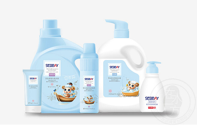 在水一方 蘊(yùn)愛(ài)兒童洗護(hù)用品的詩(shī)意包裝設(shè)計(jì)